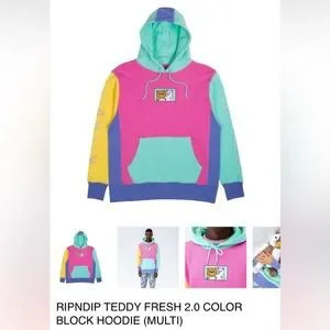 RipnDip × Teddy Fresh コラボ　ロンT Teddy fresh rip n - Gem